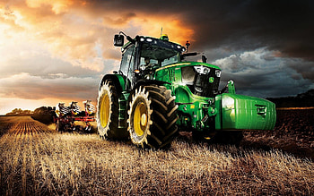 John Deere farm , , Agricultural scenes, Country life HD wallpaper