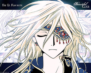 Close Your Eyes, blonde, flourite, eyepatch, fay, tsubasa, fai HD wallpaper