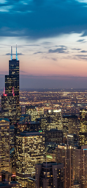Chicago , Cityscape beauty, Stunning views, Mobile backgrounds HD phone wallpaper