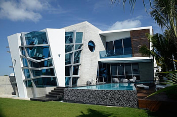 Modernist Mexican House, House, Beautiful, Modernist, Mexican HD wallpaper