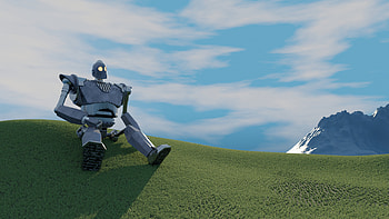 Iron Giant, Windows XP inspired, R HD wallpaper
