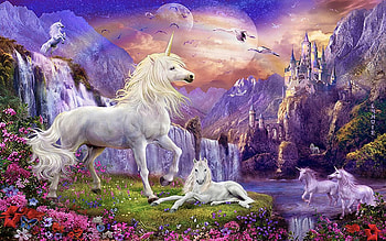 unicorn , Charming s, Creative artwork, Delightful HD wallpaper