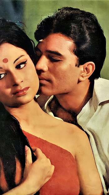 Aaradhna, bollywood actress, sharmila tagore, rajesh khanna, vintage movie HD phone wallpaper