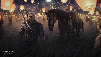 Horse Roach, The Witcher HD wallpaper