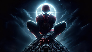 Spiderman Wielder, spiderman, superheroes, artwork, digital-art, ai HD wallpaper