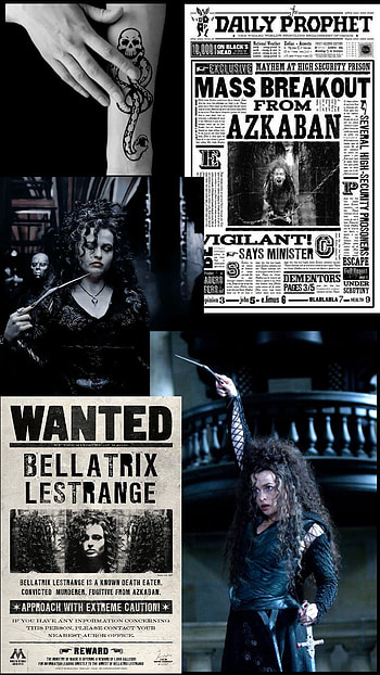 Bellatrix Lestrange, Harry Potter, Death Eater HD phone wallpaper