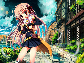 Ragnarok Ura, sweet, ura, ragnarok, anime, house, cute, girl, pink hair HD wallpaper