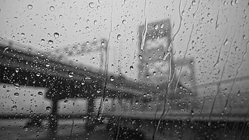 Raindrops on window, Serene ambiance, Window rain , Soothing visuals HD wallpaper