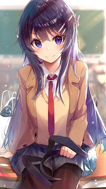 Mai Sakurajima, maisan, waifu, bunnygirlsenpai, maisakurajima, bunnygirl, animegirl, anime HD phone wallpaper