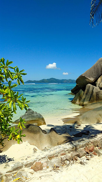 Countless beaches posts, Seychelles HD phone wallpaper