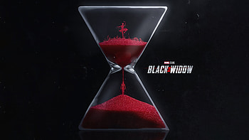 Black Widow, hour-glass, movie poster, 2021 art HD wallpaper