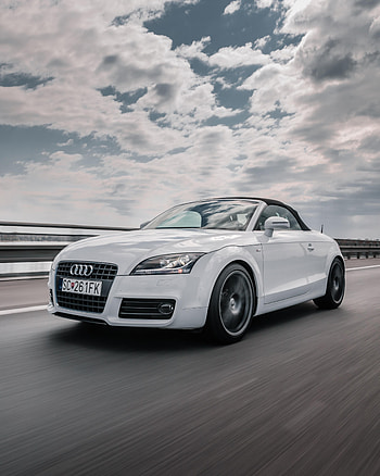 Audi, Cars, Car, Movement, Traffic, Front View, Machine HD phone wallpaper