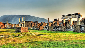 Cities, Grass, Stone, Ruin, Ruins, Greece, Column, Columns HD wallpaper