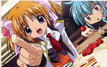 Want some cake?, apircot, anime, nano-nano, manga, cake HD wallpaper
