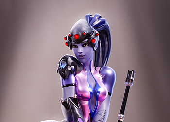 Widowmaker, beautiful, Overwatch, art HD wallpaper