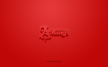 Bashundhara Kings, creative 3D logo, red background, Bangladesh Premier League, 3d emblem, Bangladeshi football club, Bangladesh, 3d art, football, Bashundhara Kings 3d logo HD wallpaper