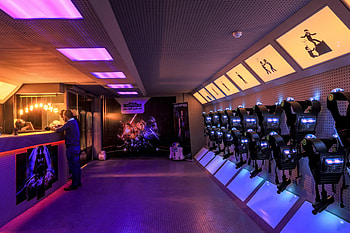 Laser tag, Immersive arena, Daldesign company, Laser game HD wallpaper