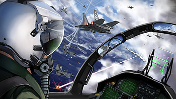 Jet War Ace Combat 7 Skies Unknown HD wallpaper
