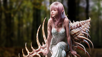 Quiet And Alone, angel, artist, artwork, digital-art, artstation HD wallpaper