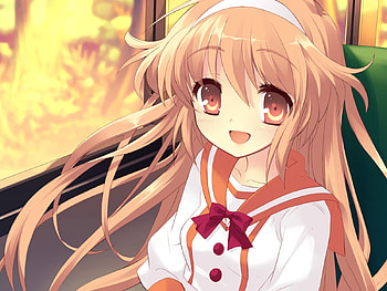 smile, girl, anime HD wallpaper