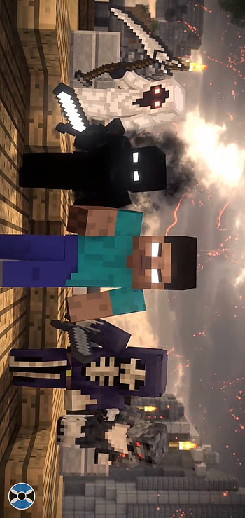 Minecraft herobrine, game, apps HD phone wallpaper