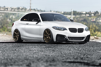 BMW 2 Series, white, luxury car HD wallpaper