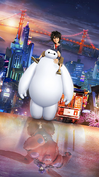 Big Hero 6, Hiro and Baymax, , Superhero duo HD phone wallpaper