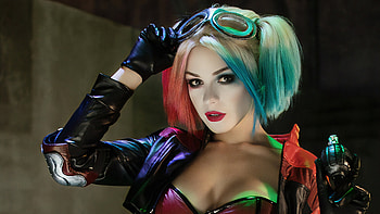 Harley Quinncosplay, harley-quinn, supervillain, cosplay HD wallpaper