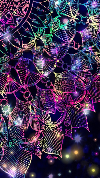 Purple fractal , High-quality visuals, Aesthetic designs, Mesmerizing backgrounds HD phone wallpaper