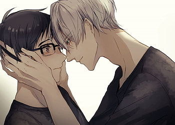 Yuri x Victor, victor, Yuri on ice, vikor, yuri HD wallpaper