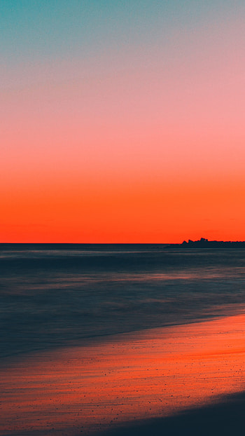 Horizon scenery, Sunsets HD phone wallpaper