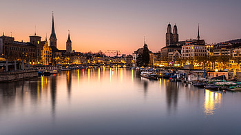 Cities, Water, Architecture, Night City, Tower, Chapel HD wallpaper