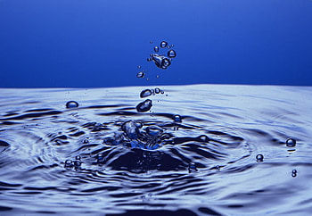 H2O Drip, blue, abstract, water, drip HD wallpaper