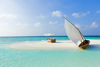 Sea, Nature, Beach, Sand, Summer, Boat, Tropics, Island, Maldives HD wallpaper