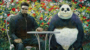 Jujutsu Kaisen: Panda & Sorcerer at the Floral Café —, Anime, Jujutsu Kaisen, Panda (Jujutsu Kaisen), Jujutsu Kaisen 3rd Season HD wallpaper