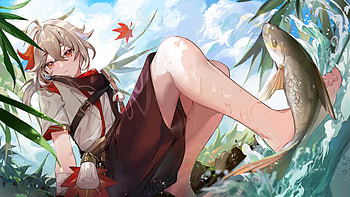 Kaedehara Kazuha Genshin Impact HD wallpaper
