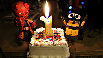 Funny cake, birtay, funny, candel, event HD wallpaper