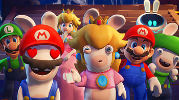 Mario + Rabbids, Sparks of Hope, Energetic characters, Vibrant world HD wallpaper