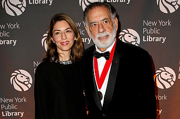 Francis Ford Coppola, Sofia Coppola, Read poetry HD wallpaper
