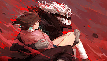 Dandadan : Momo Ayase & Ken Takakura Intense Anime Scene, Anime, Dandadan, Momo Ayase, Ken Takakura HD wallpaper