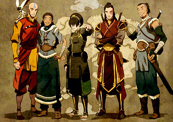 The Legend of Aang — Aang, Katara, Sokka & Zuko |, Aang (Avatar), Zuko (Avatar), Sokka (Avatar), Katara (Avatar) HD wallpaper