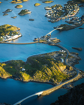 Nature, Sea, City, Building, Bridge, Islands HD phone wallpaper