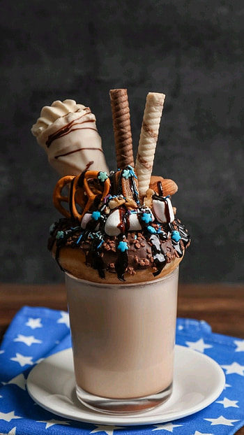 Animated milkshake gifs, Tempting and delicious, Mouth-watering treat, Animated delight HD phone wallpaper
