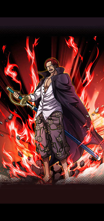 Shanks, sword man, art, performing arts, pirate, japan, anime, One piece HD phone wallpaper