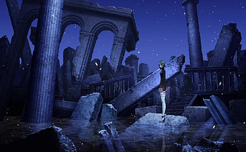 D.Gray-man Hallow, sad, anime, dgray, manga, lenalee, dark HD wallpaper