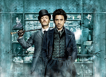 Sherlock Holmes, Captivating visuals, Enigmatic atmosphere, Brilliant deduction HD wallpaper