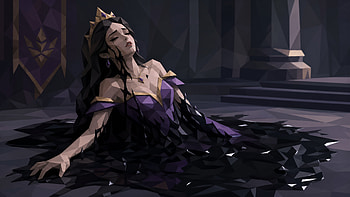Fallen Crown — Obsidian Queen HD wallpaper