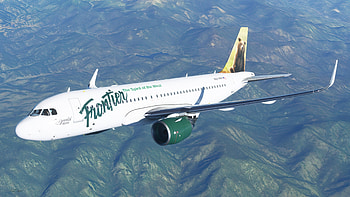 A320neo , Frontier Airlines, A320neo HD wallpaper