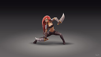 Katarina FanArt League Of Legends, katarina-league-of-legends, league-of-legends, games, artwork, artist, digital-art, artstation HD wallpaper