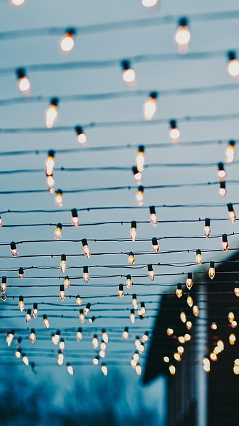 Aesthetic, Lighting, fairy lights HD phone wallpaper